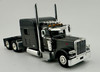 HO 1:87 HL-38931 Peterbilt 389 Tandem Axle Tractor - DARK GREY KNIGHT TRANSPORT