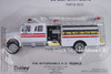 HO 1:87 Boley 4010W International Crew Cab Fire Pumper - WHITE