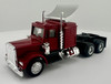 HO 1:87 Promotex # 35231 Kenworth W-900 Long Chassis Sleeper Cab Tractor w/Foil - MAROON