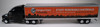 HO 1:87 TNS 58122 -Kenworth T680 Sleeper w/ 53' Dry Van TIMBER PRODUCTS