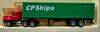 HO 1:87 Promotex 6091 Short Mack DC Tractor w/40 Container & Chassis - CP SHIPS