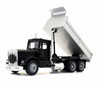 HO 1:87 Promotex # 6622 KW Dual Axle Dump Truck -  BLACK W/GROWLER GRILL