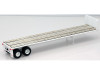 HO 1:87 Lonestar # 5021 Trailmobile 40' Flatbed KIT w/Decals - White KIT