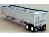 HO 1:87 Lonestar # 6000 Wilson 43' Grain Trailer KIT Silver w/Black Tarp