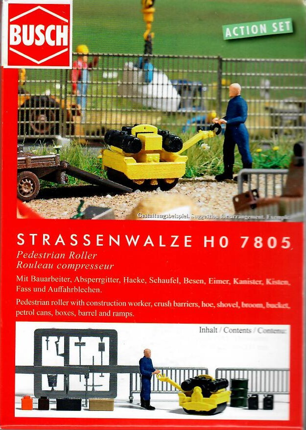 Camion De Pompiers American La France Hook & Ladder - Échelle HO 1/87 Busch - Vintage Neuf En Boîte