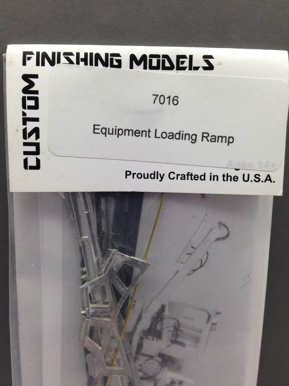 HO 1:87 Custom Finishing # 7016 Equipment Loading Ramp KIT - Truck Stop ...