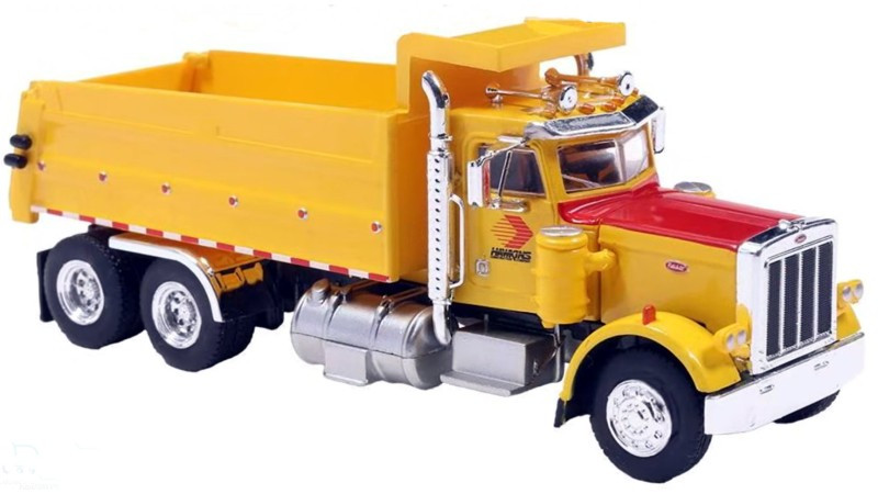 HO 1:87 Brekina 86294 - 1974 Peterbilt 359 Dump Truck - HAWKINS