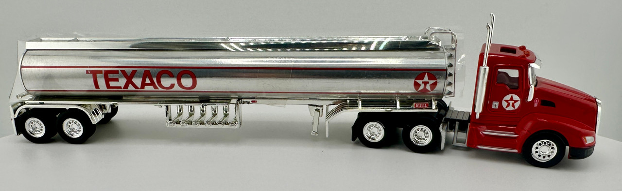 TOUGH 43 シルバー トラック 1/43(ヒロタカ) HO 1:87 TNS 139 Kenworth T680 Day Cab w/Gasoline Tanker - TEXACO