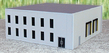 HO 1:87 Promotex # 6325  Modern Office Tilt-up Building Kit - Gray