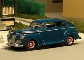 HO 1:87 Sylvan Scale Models # V-241 - 1942 Ford 2-Door Sedan KIT