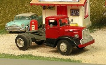 HO 1:87 Sylvan Scale Models # V-230 - 1937-48 Brockway Single Axle Tractor