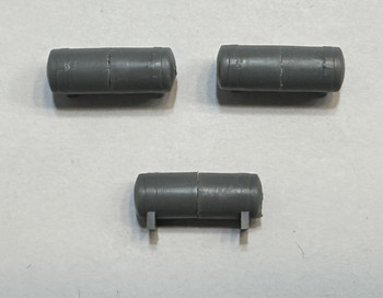 HO 1:87 A-Line # 50125 Reefer Fuel Tanks  Set of 3 - 60" Tanks