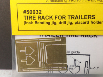 HO 1/87 A-Line # 50032 Tire Rack for Trailers