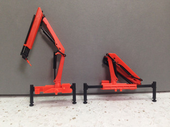 HO 1:87 Herpa # 54126 HIAB X-Hipro loading crane Hoist w/ hook - Red -  Truck Stop Hobbies 1-87 -