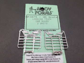 HO 1:87 Alloy Forms # 3075 Headache Rack for Logging Trucks/Trailers (2 pieces)