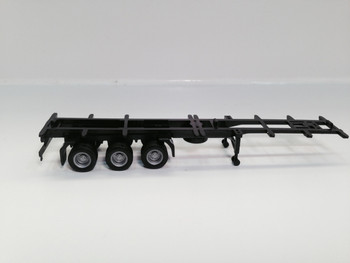 HO 1:87 Promotex # 5316  -  48' - 3 axle Container Chassis  - Black