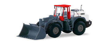 HO 1:87 Herpa # 308854 Liebherr Wheel Loader - BTB Berlin Red/White/Grey