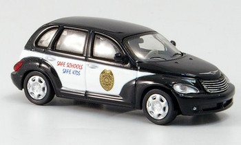 HO 1:87 Ricko # 38961 - 2006 Chrysler PT Cruiser, School Resource Office Car