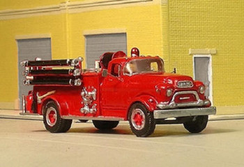 HO 1:87 Sylvan # V-323 - 1955-56 GMC 630 w/LaFrance Fire Pumper Body  KIT