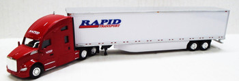 HO 1:87 TNS #042 - KW T680 Sleeper w/53' Dry Van Rapid Transport