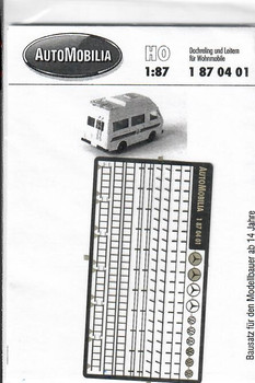 HO 1:87 AutoMobilia DE # 1870401 Motor Home Accessories Detail Parts