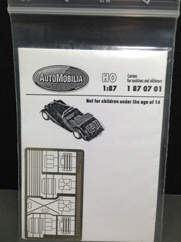 HO 1/87 AutoMobilia DE # 1870701 Luggage Racks for Roadsters  Detail Parts