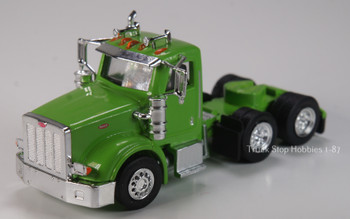 HO 1:87 TSH # 516 Peterbilt 367 Tandem Axle Tractor - Heavy Haul - Lime Green