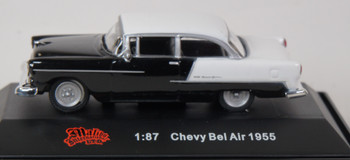 HO 1:87 Malibu 103 - 1955 Chevy Bel Air 2-Door Black/White 