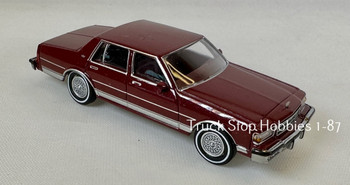 HO 1:87 Brekina 19701 -  Chevrolet Caprice 4-Door Sedan - Metallic Dark Red
