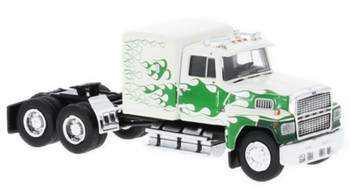 HO 1:87  Brekina 85879 - 1978 Ford LTL-9000  Tractor - WHITE/GREEN