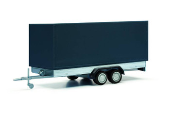 HO 1:87 Herpa # 52627 - 2-axle  Utility Trailer w/Cover