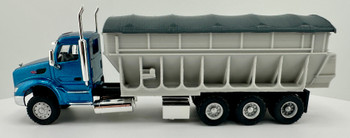 HO 1:87 Promotex # 6615 Peterbilt 579 Potato/Sugar Beet Feed Truck - BLUE