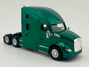 HO 1:87 HL-68005 Kenworth T-680 Sleeper Cab Tandem Axle Tractor - Metallic Green