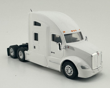 HO 1:87 HL-68007 Kenworth T-680 Sleeper Cab Tandem Axle Tractor - White