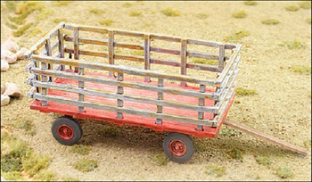 HO 1:87 GHQ # 60012  Farm Hay Wagon Kit