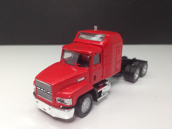 HO 1:87 Promotex # 25264 Mack 613 Tandem Tractor w/sleeper RED