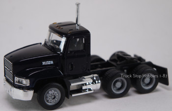 HO 1:87 Promotex # 15264 Mack Short 603 Day Tractor Tandem - BLACK