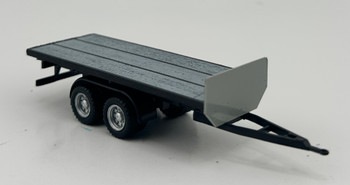 HO 1:87 Promotex 460090 - 20' - 2-Axle Hi-boy Flat deck Trailer