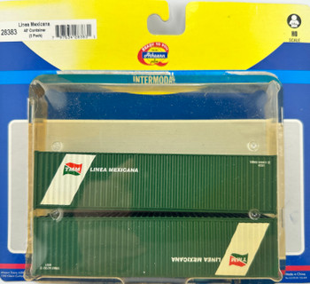 HO 1:87 Athearn 28383 - 40' Container (2) - LINEA MEXICANA