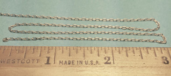 HO 1:87 A-Line # 29224 Nickel Plated Chain 12'' - 15 Links per inch