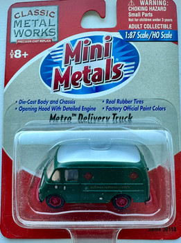 HO 1:87 CMW 30118 Green/Silver REA Metro Delivery Truck/Van
