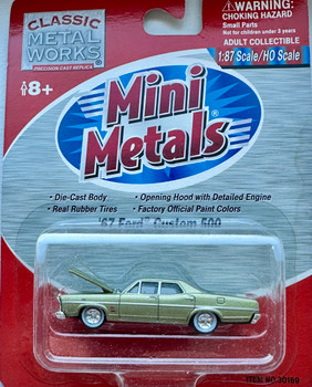 HO 1:87 CMW 30169 - 1967 Ford Custom 500 - METALLIC GREEN