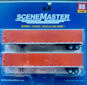 HO 1:87 Walthers # 949-2456 - 53' Stoughton Trailers (2 pcs.) SCHNEIDER