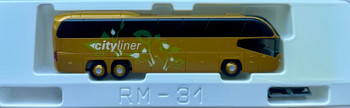 HO 1:87 RIETZE 63953 - Cityliner CO7 Tourist Bus - CITYLINER GOLD