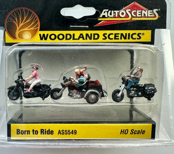 HO 1:87 Woodland Scenics AS5549 Born to Ride - Motorcycles (3)