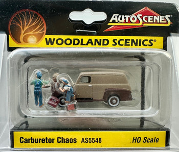 HO 1:87 Woodland Scenics AS5548 Carburetor Chaos - Van