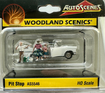 HO 1:87 Woodland Scenics AS5546 Pit Stop - Top Down Automobile