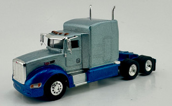 HO 1:87 TNS 1159 Peterbilt 386 Tractor - METALLIC BLUE 2-TONE