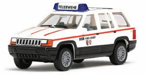 HO 1:87 Herpa 043342 Jeep 4x4 SUV - WHITE FIRE CHIEF
