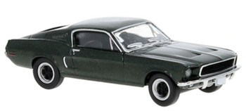 HO 1:87 Brekina 19600 - 1968 Ford Mustang Fastback - DARK METALLIC GREEN